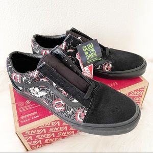 VANS OLD SKOOL Glow Frights Black  NEW